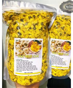 Trà Hoa cúc vàng sấy khô nguyên bông (500g, 1kg) loại 1, Hoa cúc sấy lạnh giúp dễ ngủ, lợi sữa, nấu nước sâm, pha trà