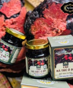 Cao hà thủ ô đỏ gia truyền đặc biệt kết hợp đẳng sâm, sâm đương quy, kỷ tử đỏ, hoàng tinh, mè đen