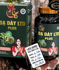 Liệu trình 3 lọ thuốc Dạ dày LTD Plus, Dạ dày đại tràng LTD, L.T.D, Lò Thị Dịu (225 viên) phân phối chính hãng