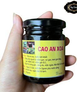 Cao an xoa tím Hoà Bình nguyên chất cô đặc nấu theo công thức đông y gia truyền giúp giải độc gan, hạ men gan