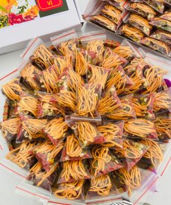 Trà Đông trùng hạ thảo sấy khô thăng hoa thất vị (Hộp 20 gói) mix 7 vị long nhãn, kỷ tử, táo đỏ, trà hoa vàng, hoa nhài