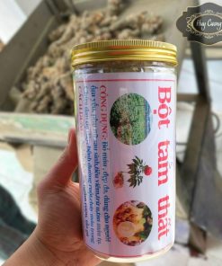 Bột Tam thất bắc khô, nguyên chất loại 1 xay nghiền từ củ tam thất rừng hoang Hà Giang già nạc giúp cầm máu, hoạt huyết