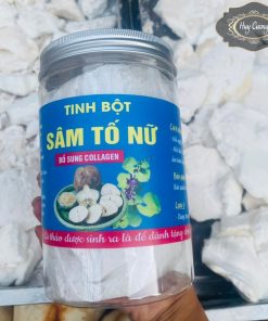 Tinh bột sâm tố nữ khô nguyên chất tăng vòng 1 chính hãng từ củ sâm tố nữ tươi bổ sung collagen, tăng cường nội tiết tố