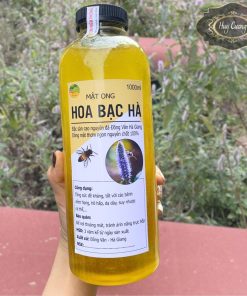 Mật ong rừng hoa Bạc Hà nguyên chất 100% (1 lít) chuẩn cao nguyên đá Đồng Văn, Mèo Vạc - Hà Giang chính gốc