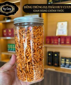 Nấm Đông trùng hạ thảo khô, sấy thăng hoa (lọ 50g) sợi vụn Huy Cương pha trà, ngâm rượu, ngâm mật ong