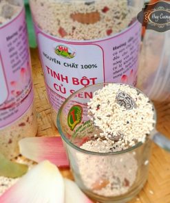 Tinh bột củ sen nguyên chất mix hạt giảm cân, tinh chế thủ công từ củ sen tươi giữ lại đầy đủ lượng vitamin, khoáng chất